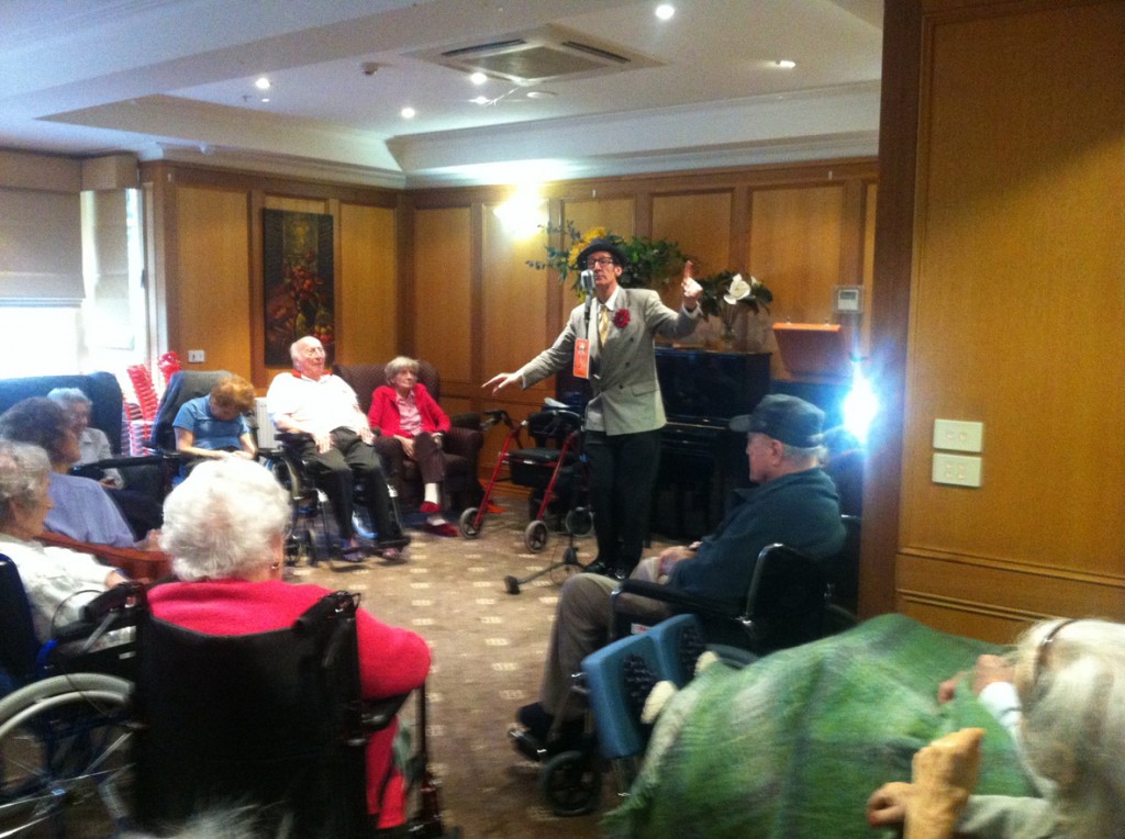 Aged Care Entertainment, Nursing Home Entertainment Melbourne